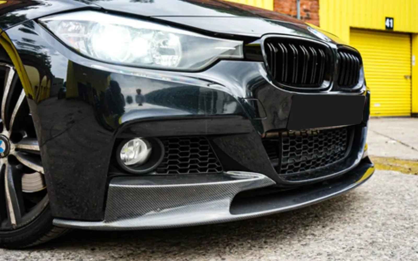 F30 MP front splitter carbon look4