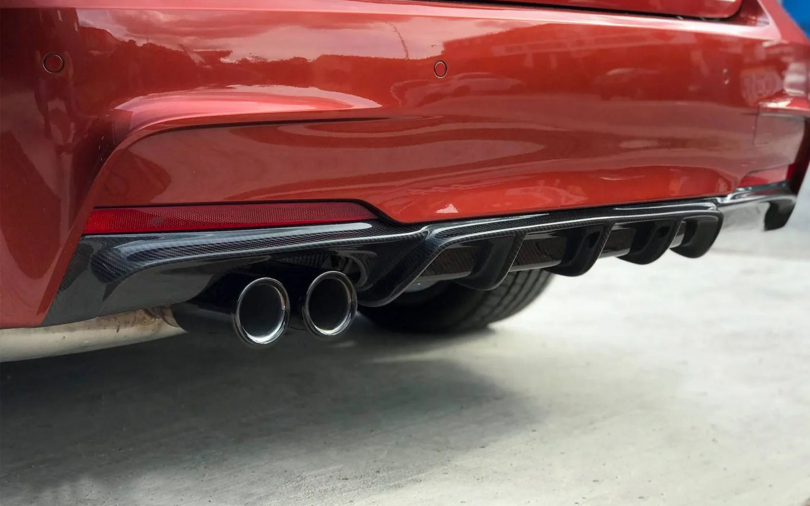 F30 M performance rear diffuser carbon look3