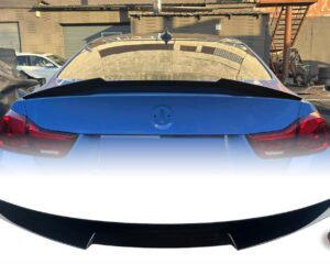 F82 M4 style rear spoiler black gloss